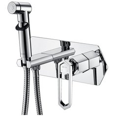 Смеситель с гигиеническим душем, встраиваемый Lemark Prizma LM3919C