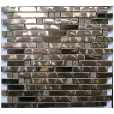 Мозаика (металл, керамика) NS mosaic MS-609 30,5x29,8 см 5 шт