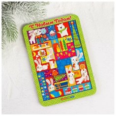 WoodLand Toys Головоломка «Конструктор малый», с Новым годом