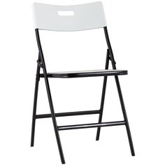 Комплект стульев STOOL GROUP LITE, пластик, 2 шт., цвет: белый/черный