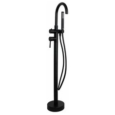 Смеситель для отдельностоящей ванны KAISER Merkur 26282, matt black