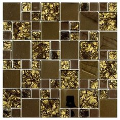 Мозаика (металл, стекло) NS mosaic MS-612 30x30 см 5 шт