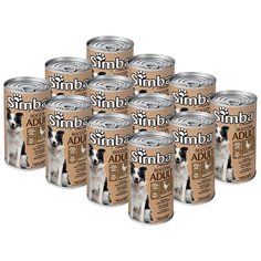 SIMBA для взрослых собак кусочки с дичью (1230 гр х 12 шт)