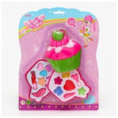 Набор косметики для девочки "Кекс", 2 слоя Сима ленд