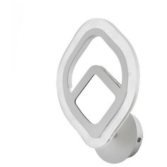 Бра 1146/1WT LED 20Вт 4000К эффект бесконечности 3D белый 25х17х7 см 5250747 Bayer Lux