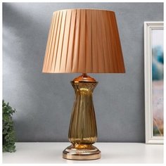 Настольная лампа 16693/1GD E27 40Вт золото 31х31х60 см 6904787 Risalux