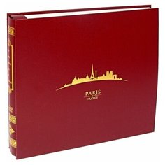Фотоальбом 608 фото 13х18 см 9х13 см The Classic в коробке, бордовый 32х29,5х5,5 см 1717466 Сима ленд