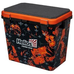 Ящик рыболовный зимний SHARK односекционный оранжевый (HS- IB-19- SHO-1) Helios