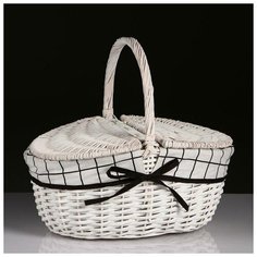 Корзина 42х33х19Hх37HH см, ива 4831715 Сима ленд