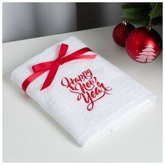 Этель Полотенце подарочное Этель "Happy New Year" 50*90 см, 100% хл, 340 гр/м2