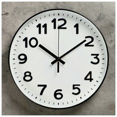 Часы настенные, серия: Классика, "Этель", плавный ход, 29.5 х 29.5 см, d=28.5 см 4703695 Сима ленд