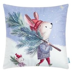 Подушка Этель "Лесные зверята", 40х40 см, 100% полиэстер