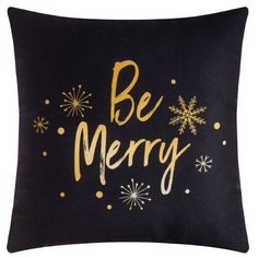 Этель Подушка Этель "Be merry", 40х40 см, велюр