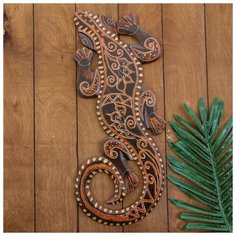 Панно настенное "Геккон" 25х1х50 см 3370613 Сима ленд