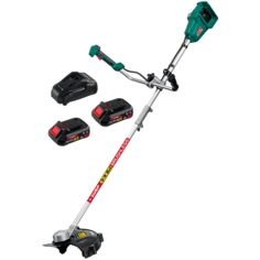 ЗУБР 36В бесщеточный триммер, 2х18В АКБ (2Ач) . ТАБ-365-22