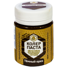 Колер- паста Лоскутный Воск Тёмный орех