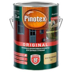 Антисептик Pinotex Original декоративный для дерева прозрачный основа CLR 2,5 л