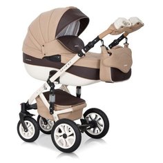 Универсальная коляска Riko Bruno Ecco 3 в 1, 12 caramel