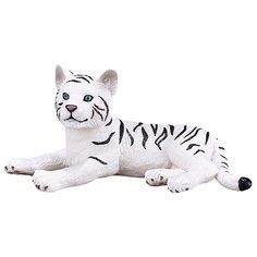 Фигурка Mojo Wildlife Белый тигренок 387015, 3 см