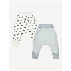 Брюки LEO 1001А-25 размер 68, серый/молочный Лео