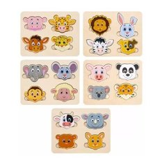 Сортер Весёлые мордочки (дорожный вариант) Ань- Янь