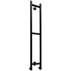 Полотенцесушитель водяной Fincopper FCH 1170х100 черный RAL 9005 нижнее/боковое подключение угловые гайка/штуцер 1/2х3/4 с чашками и эксентриками