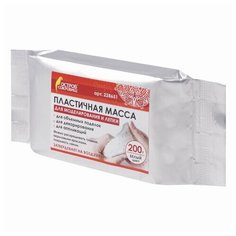 Паста для лепки Остров сокровищ, отвердевающая, 200г, белая, 8шт. (228651)