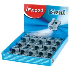 Точилка ручная металлическая Maped Metal (1 отверстие, без контейнера) 20шт. (506600)