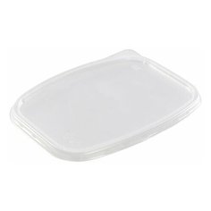 Крышка для контейнера Юпласт, 138х102мм, прозрачная, 2 уп. по 100шт. (ЮУПМ3318)