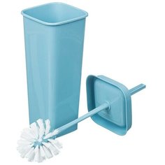 Ершик для туалета с подставкой SVIP "Квадра", пластик, голубой (SV4028НБС)