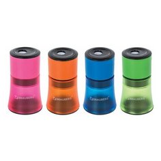 Точилка ручная пластиковая Brauberg Office Style (1 отверстие, с контейнером) 12шт. (228450)