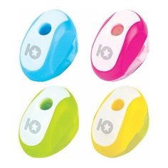 Точилка ручная пластиковая Юнландия "Космолет" (1 отверстие, с контейнером) 24шт. (228441)