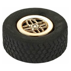 Ластик Centrum "Колесо" (36х14,8мм, черный, пластиковая туба) 24шт. (80559)