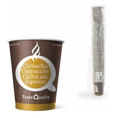 Стакан одноразовый бумажный Формация TasteQuality 250мл, разноцветный, 75шт. (HB80-280-0004) Formacia