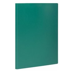 Папка с зажимом Staff (А4, до 100л., пластик) зеленая, 10шт. (229235)