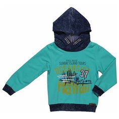 Худи Sweet Berry размер 122, бирюзовый