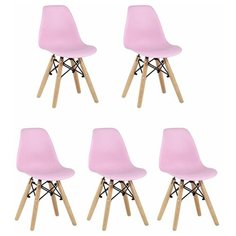 Комплект стульев детский DSW SMALL, 5 шт., розовый Stool Group