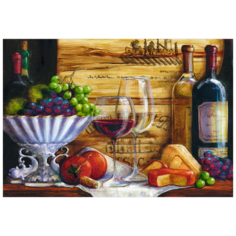 Пазл Trefl 1500 деталей: Натюрморт с виноградом