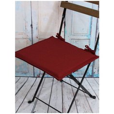 Подушка для сидения "фьюжн", бордовый , 42х42х2 см МАТЕx