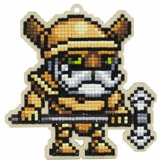 Алмазная мозаика на дереве Подвеска «Воин», Гранни Wood