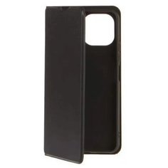 Чехол-книжка для Xiaomi Mi11 Lite (черный), Redline, с застежкой на магнитах, Redline