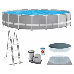 Каркасный бассейн INTEX Prism Frame 26726 (Shelf Box), 457x122 см (комплект)