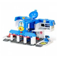 Silverlit Игровой набор Robocar Poli Штаб-квартира 2.0 с фигуркой Джин 83304