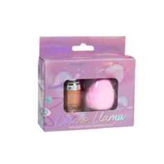 Beauty Fox Набор Cosmo Llama, бронзер-хайлайтер и бьюти-блендер, №1