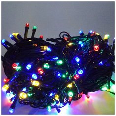 Гирлянда Winter Glade светодиодная CM700, 1400 см, 700 ламп, разноцветный/зеленый провод