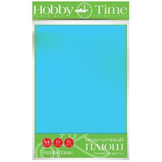 Цветная бумага Поделочный плюш Базовые цвета Хобби Тайм Альт, A4, 6 л., 6 цв.