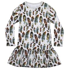 Платье Sweet Berry размер 116, серый меланж/голубой/синий