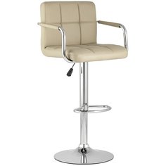 Стул STOOL GROUP Малави, металл/искусственная кожа, цвет: бежевый