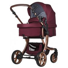 Коляска-трансформер Farfello Aimile Original 2021, вишневый