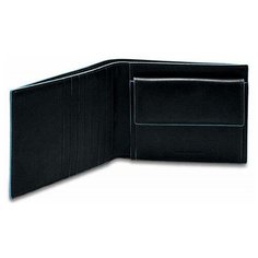 Кошелек мужской Piquadro Blue Square черный, кожа натуральная (pu1239b2r/n)